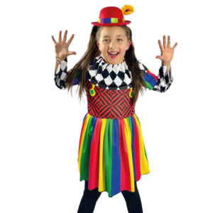 Disfraz Payaso de Colores 2 - Niña